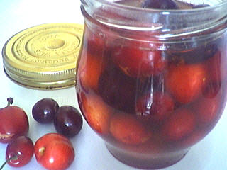 Recette Bocal de cerises au vinaigre