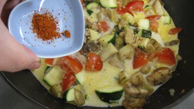 Aubergines aux épices et ces coquillettes - 9.1