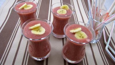 Image : recette Boisson fraises et bananes à la mexicaine