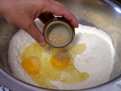 Ingrédients pour la recette : Beignets d'aubergine