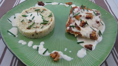 Image : recette Sandre à la fourme d'ambert façon auvergnate