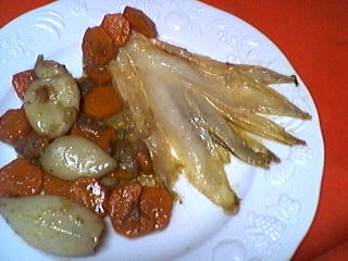 Recette Blancs d'encornets aux carottes