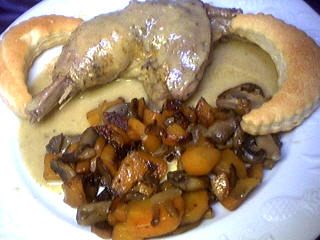 maïzena : Assiette de blanquette de faisan
