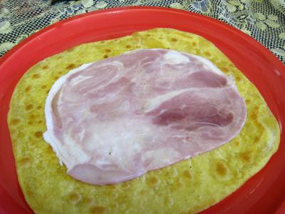 Taloa au jambon et aux girolles façon Basque - 14.2