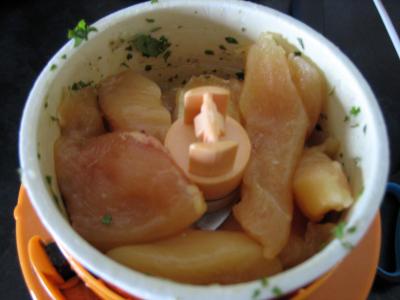 Boulettes de volaille, sauce au fromage blanc - 5.2