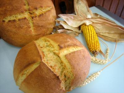 farine de maïs : Pain au maïs