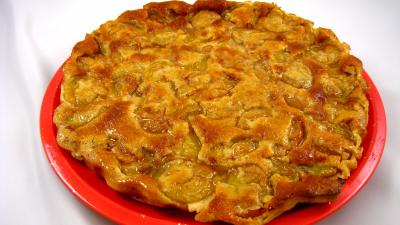 cacahuète : Clafoutis aux mirabelles et aux cacahuètes
