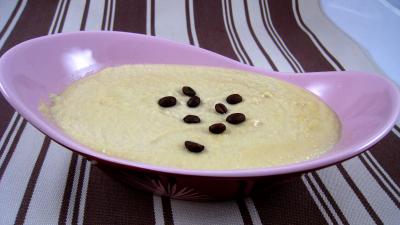 Recettes sans sel : Coupelle de crème au jus de café