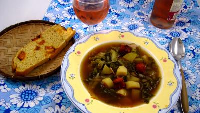 Image : recette Caldo verde, soupe façon portugaise
