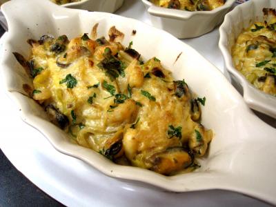 Cassolettes de moules et polenta au boursin - 11.4