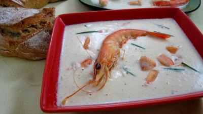 sauce pour crustacés : Sauce pâtissière aux crevettes