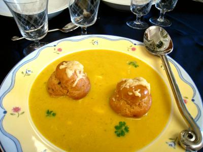 Image : recette Velouté de citrouille au chèvre