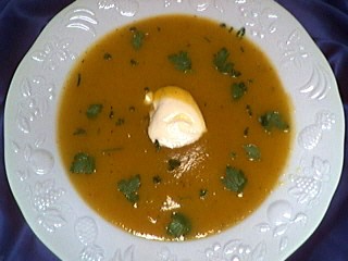 Image : recette Velouté de courge minceur