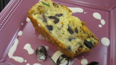 Recette Tranche de cake aux champignons