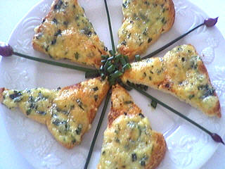 Recette Assiette de canapés au saint Marcellin