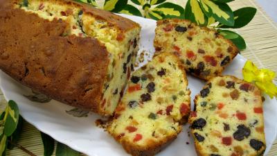 Recette Cake aux fruits confits