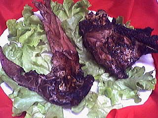 Carcasse de canard : Carcasses de canards grillées