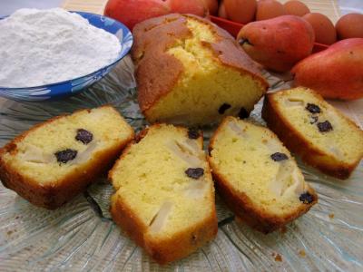 Image : recette Cake à la poire