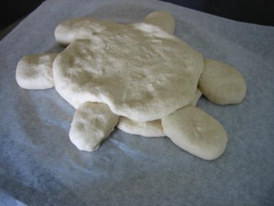 Pain aux oignons en forme de tortue - 12.2