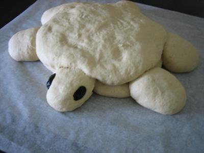 Pain aux oignons en forme de tortue - 13.2