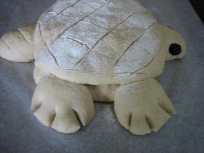 Pain aux oignons en forme de tortue - 16.1