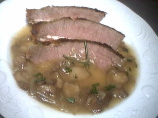 Recette Assiette de chevreuil au vin blanc