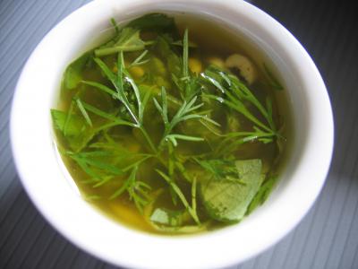 huile de noix : Ramequin de vinaigrette au paprika