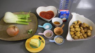Ingrédients pour la recette : Crème de châtaignes au miel
