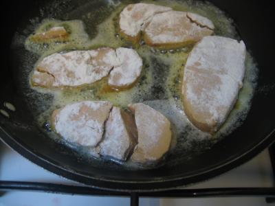 Foie gras sauce aux airelles et poireaux - 6.3