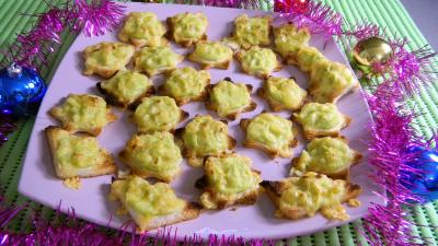 poivre noir : Assiette de canapés aux choux de Bruxelles