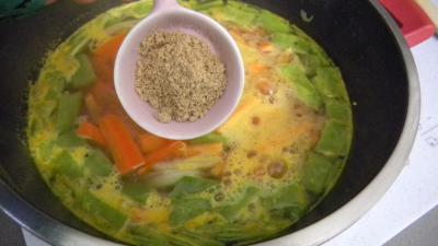 Soupe de carottes aux ris de veau - 8.2