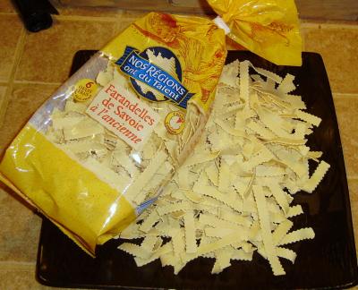 Photo : Emballage alimentaire d'un paquet de pâte