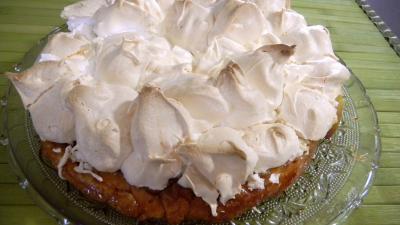 Recette Tarte tatin meringuée
