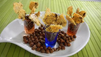 craquants aux noisettes et aux fromages