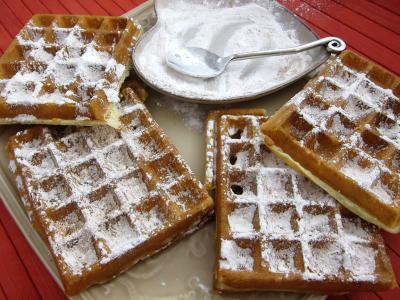 Recette Gaufres au sucre et à la cannelle