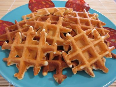 Recette Assiette de gaufrettes au chorizo