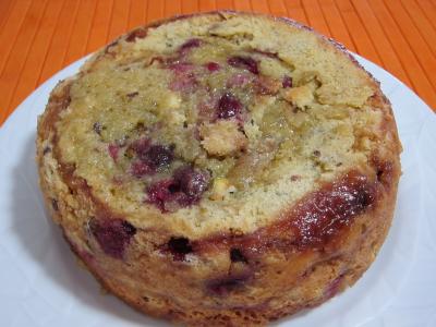 Image : recette Pudding aux cerises et aux pommes