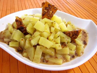 Image : Plat de patates douces au citron vert