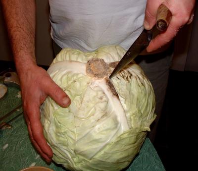 Préparation du chou de la choucroute - 2.2