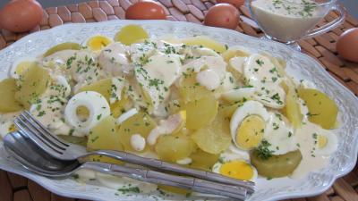 Sauces : Plat de pommes de terre à la sauce au mascarpone