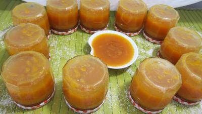 Image : recette Confiture d'abricots au parfum de noix de coco