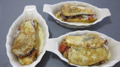 Crostinis d'aubergines et son concassé de boeuf façon Italienne - 11.2